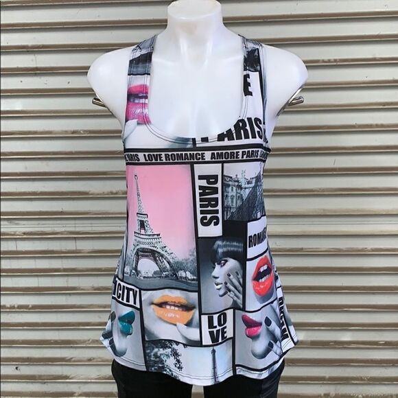 🛍️Annabelle tank top paris graphics unique - Picture 3 of 6